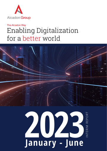 Thumbnail Alcadon Group AB Half-year Report 2023-h1