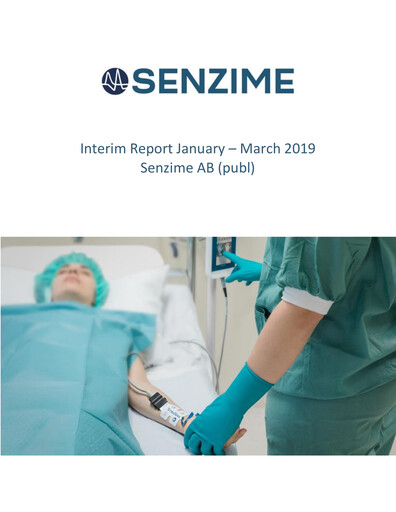 Miniature Senzime AB Rapport trimestriel 2019-q1