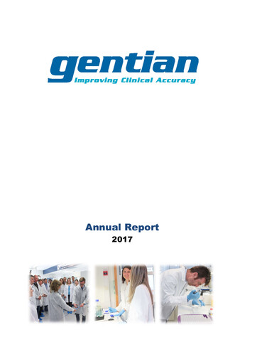 Thumbnail Gentian Diagnostics ASA Annual Report 2017