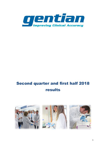 Thumbnail Gentian Diagnostics ASA Half-year Report 2018-h1