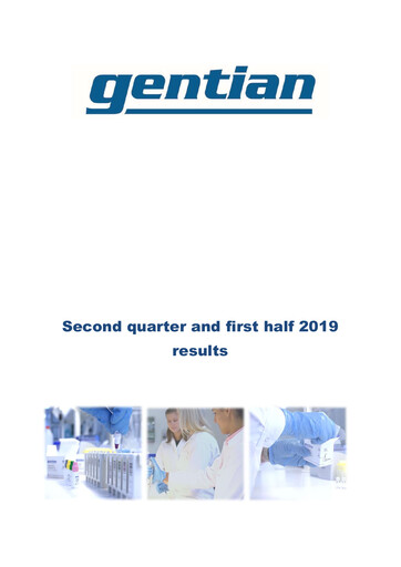 Thumbnail Gentian Diagnostics ASA Half-year Report 2019-h1
