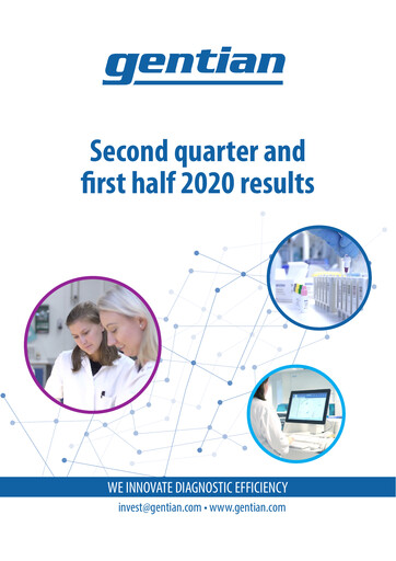 Thumbnail Gentian Diagnostics ASA Half-year Report 2020-h1