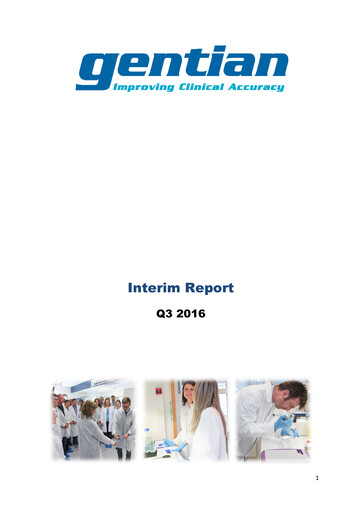 Thumbnail Gentian Diagnostics ASA Quarterly Report 2016-q3