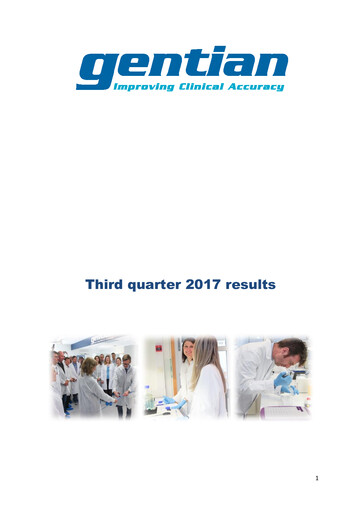 Thumbnail Gentian Diagnostics ASA Quarterly Report 2017-q3