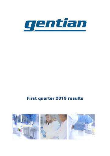 Thumbnail Gentian Diagnostics ASA Quarterly Report 2019-q1