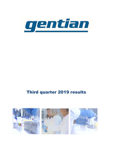 Thumbnail Gentian Diagnostics ASA Quarterly Report 2019-q3