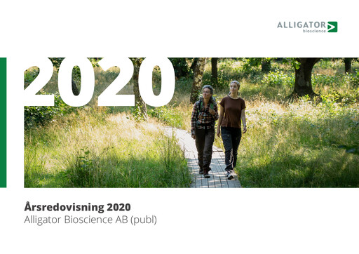 Thumbnail Alligator Bioscience AB Annual Report 2020