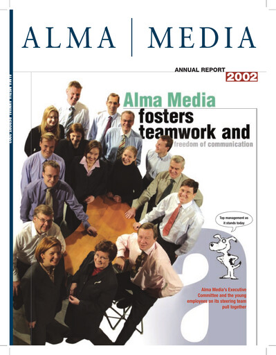 Thumbnail Alma Media Annual Report 2002