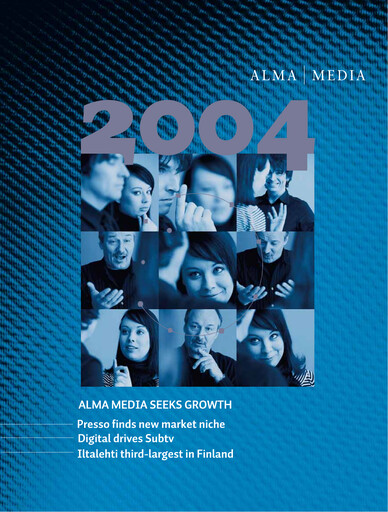 Thumbnail Alma Media Annual Report 2004