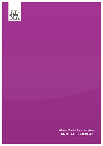 Thumbnail Alma Media Annual Report 2011