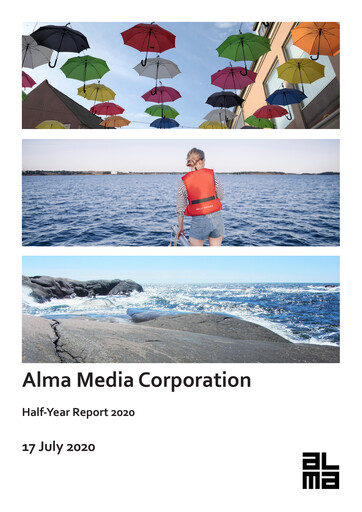 Thumbnail Alma Media Half-year Report 2020-h1