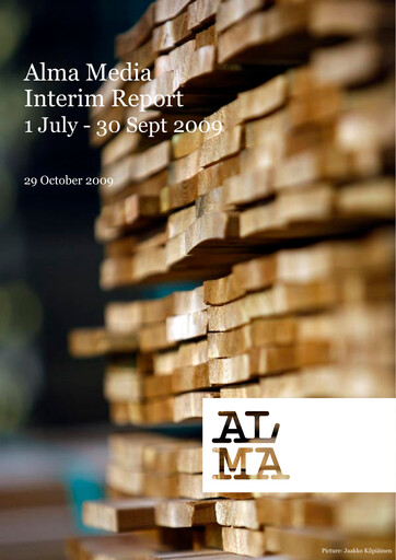 Thumbnail Alma Media Quarterly Report 2009-q3
