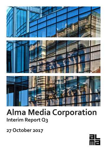 Thumbnail Alma Media Quarterly Report 2017-q3