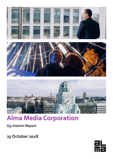 Thumbnail Alma Media Quarterly Report 2018-q3