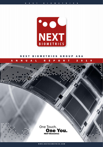 Thumbnail NEXT Biometrics Group ASA Annual Report 2019