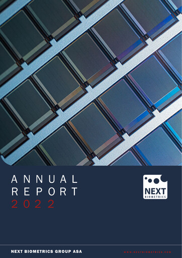 Thumbnail NEXT Biometrics Group ASA Annual Report 2022