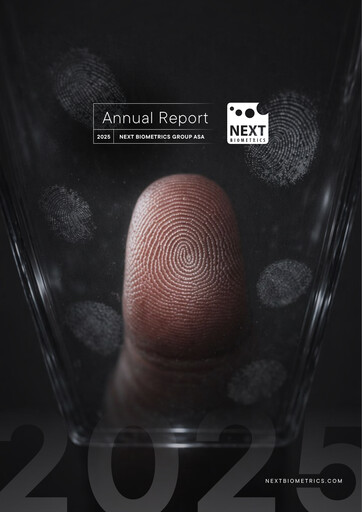 Thumbnail NEXT Biometrics Group ASA Annual Report 2025