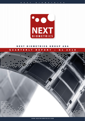 Thumbnail NEXT Biometrics Group ASA Quarterly Report 2018-q1