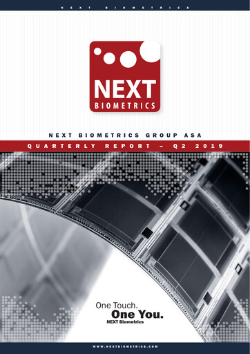 Thumbnail NEXT Biometrics Group ASA Quarterly Report 2019-q2