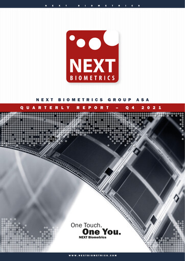 Thumbnail NEXT Biometrics Group ASA Quarterly Report 2021-q4