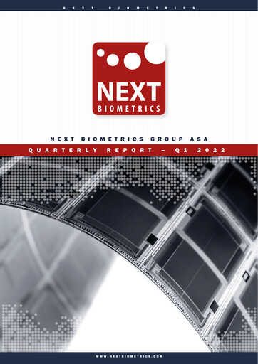 Thumbnail NEXT Biometrics Group ASA Quarterly Report 2022-q1