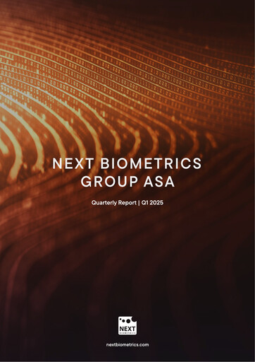 Thumbnail NEXT Biometrics Group ASA Quarterly Report 2025-q1