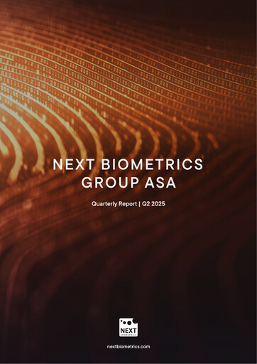 Thumbnail NEXT Biometrics Group ASA Quarterly Report 2025-q2