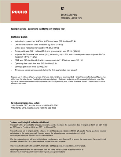 Thumbnail Puuilo Quarterly Report 2025-q1