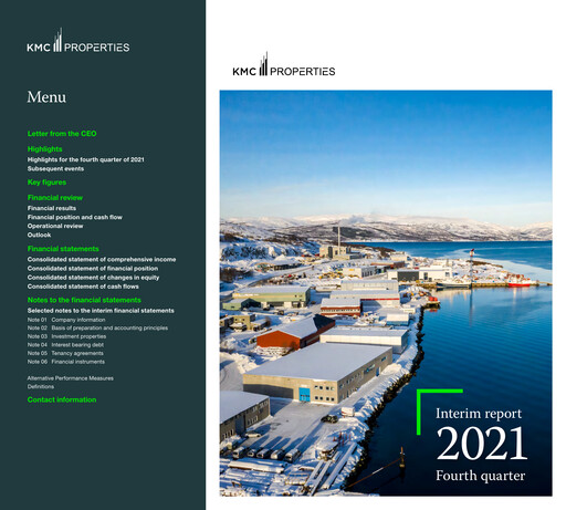 Miniature KMC Properties Rapport trimestriel 2021-q4