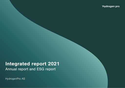 Thumbnail HydrogenPro ASA Annual Report 2021
