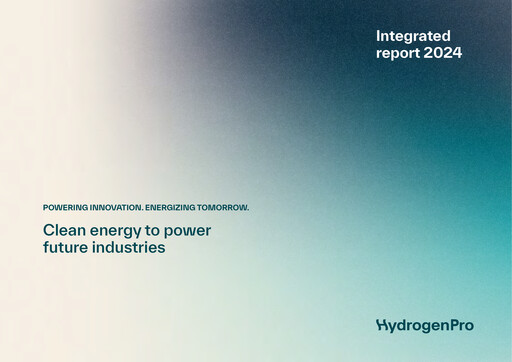 Thumbnail HydrogenPro ASA Annual Report 2024