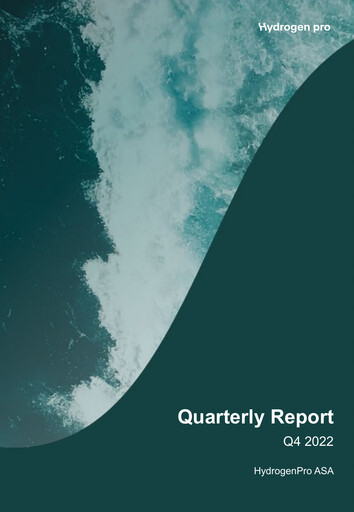 Thumbnail HydrogenPro ASA Quarterly Report 2022-q4