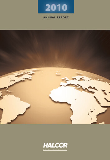 Thumbnail Elvalhalcor Hellenic Copper and Aluminium Industry Annual Report 2010