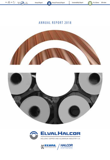 Thumbnail Elvalhalcor Hellenic Copper and Aluminium Industry Annual Report 2018