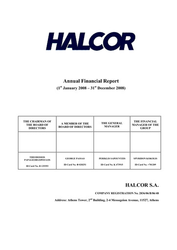 Thumbnail Elvalhalcor Hellenic Copper and Aluminium Industry Financial Statement 2008