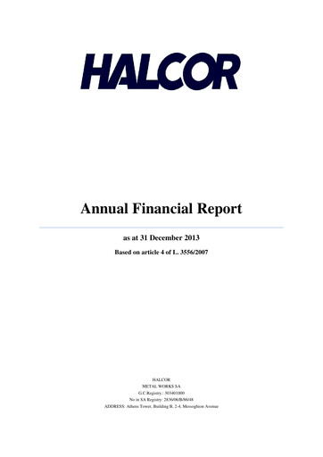 Thumbnail Elvalhalcor Hellenic Copper and Aluminium Industry Financial Statement 2013