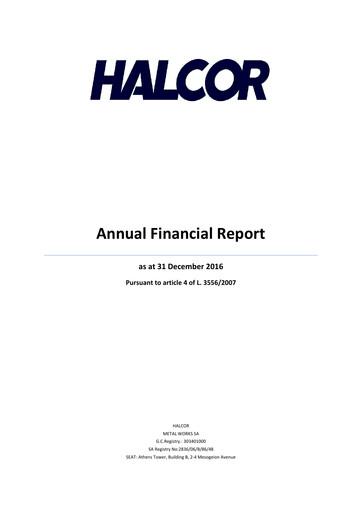 Thumbnail Elvalhalcor Hellenic Copper and Aluminium Industry Financial Statement 2016