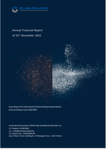 Thumbnail Elvalhalcor Hellenic Copper and Aluminium Industry Financial Statement 2021