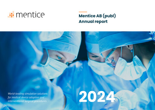 Thumbnail Mentice AB Annual Report 2024