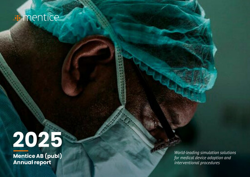 Thumbnail Mentice AB Annual Report 2025