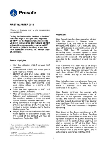 Thumbnail Prosafe SE Quarterly Report 2019-q1