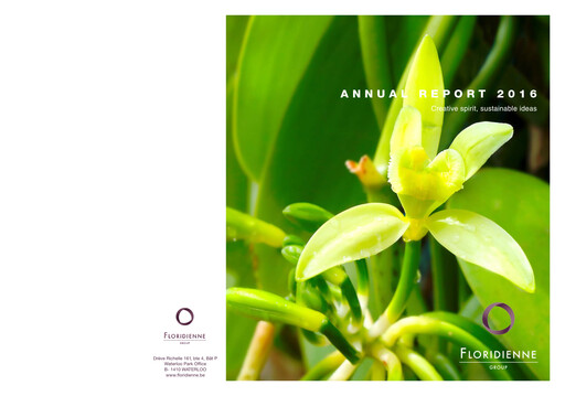 Thumbnail Floridienne S.A. Annual Report 2016