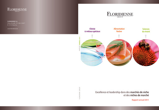 Thumbnail Floridienne S.A. Annual Report 2011