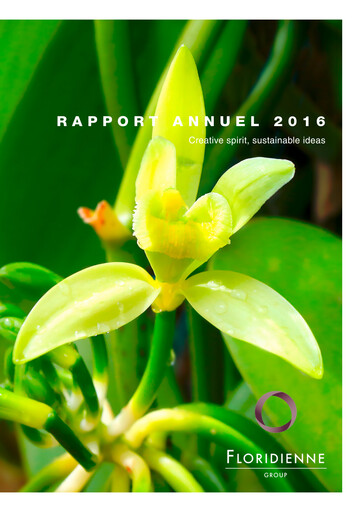 Thumbnail Floridienne S.A. Annual Report 2016