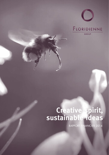 Thumbnail Floridienne S.A. Financial Report 2014