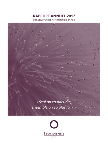 Thumbnail Floridienne S.A. Financial Report 2017