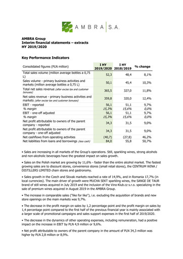 Miniature Ambra Rapport semestriel 2019-2020-h1