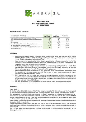 Miniature Ambra Rapport semestriel 2021-2022-h1