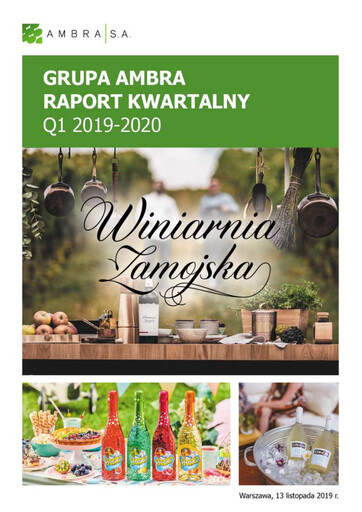 Miniature Ambra Rapport trimestriel 2019-2020-q1