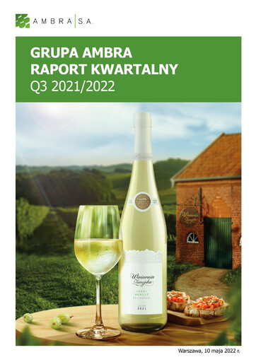 Miniature Ambra Rapport trimestriel 2021-2022-q3